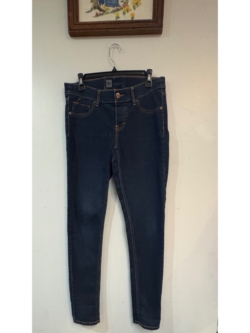 Mossimo Dark Blue Jeggings Size 10